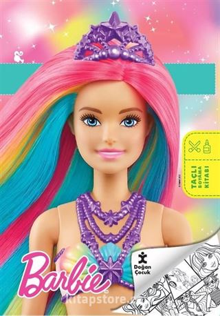 Barbie Taçlı Boyama Kitabı