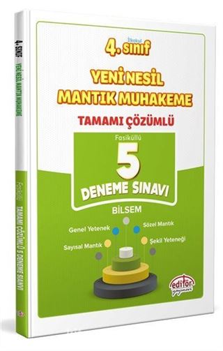 4. Sınıf Yeni Nesil Mantık Muhakeme Bilsem Tamamı Çözümlü 5 Deneme Sınavı