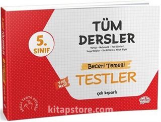 5. Sınıf Tüm Dersler Beceri Temelli Testler