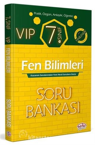 7. Sınıf VIP Fen Bilimleri Soru Bankası