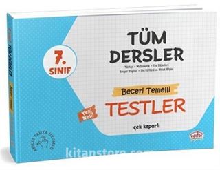 7. Sınıf Tüm Dersler Beceri Temelli Testler