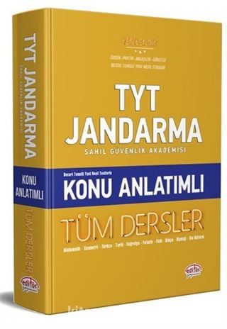 TYT Jandarma Sahil Güvenlik Akademisi Konu Anlatımlı Tüm Dersler
