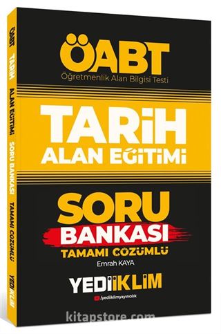 2022 ÖABT Tarih Alan Eğitimi Tamamı Çözümlü Soru Bankası