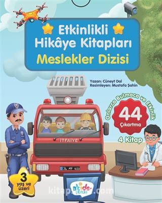 Etkinlikli Hikaye Kitapları - Meslekler Dizisi (4 Kitap)