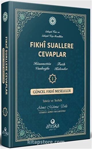 Fıkhi Suallere Cevaplar 1. Cilt