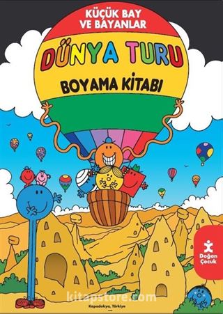 Küçük Bay ve Bayanlar Dünya Turu Boyama Kitabı