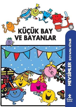 Küçük Bay ve Bayanlar Mevsimler Boyama Kitabı