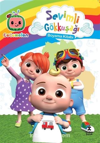 Cocomelon Sevimli Gökkuşağı Boyama Kitabı 1