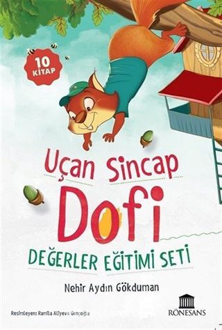 Uçan Sincap Dofi Değerler Eğitimi Seti (10 Kitap)