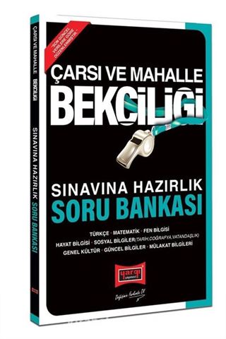 Çarşı ve Mahalle Bekçiliği Sınavına Hazırlık Soru Bankası