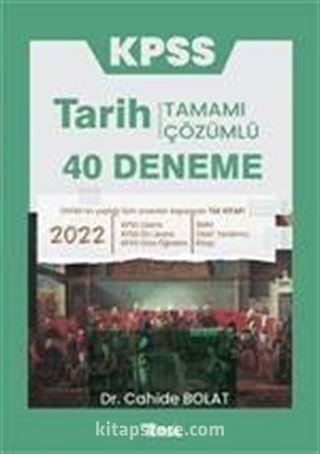 KPSS Tarih Tamamı Çözümlü 40 Deneme