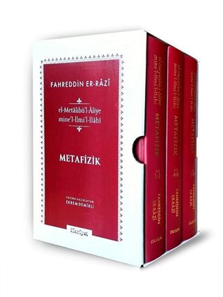 Metafizik (el-Metalibü'l-Âliye) (3 Kitap Takım)