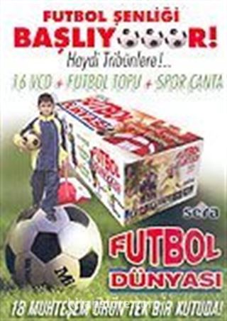 Futbol Dünyası (16 vcd+Top+Spor Çanta)