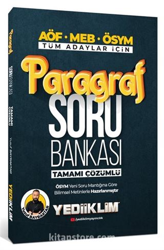 2022 AÖF MEB ÖSYM Tüm Adaylar İçin Paragraf Tamamı Çözümlü Soru Bankası