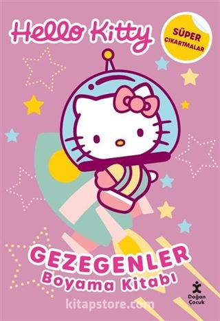 Hello Kitty Gezegenler Boyama Kitabı