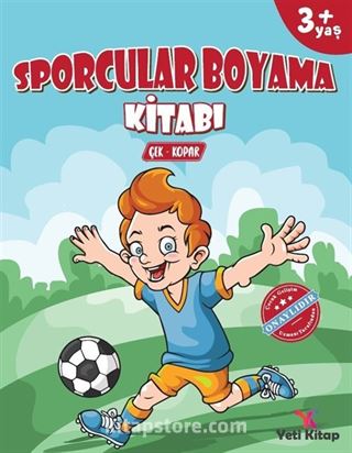 Sporcular Boyama Kitabı (3+ Yaş)