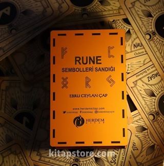 Rune Sembolleri Sandığı Ahşap Kutulu