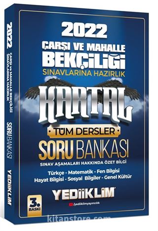 2022 Çarşı ve Mahalle Bekçiliği Sınavlarına Hazırlık Kartal Soru Bankası