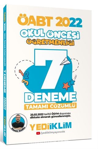 2022 ÖABT Okul Öncesi Öğretmenliği Tamamı Çözümlü 7 Deneme (25.02.2022 Tarihli Değişiklikler Dahil)