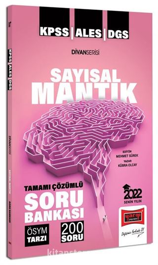 2022 KPSS ALES DGS Divan Serisi Sayısal Mantık Tamamı Çözümlü Soru Bankası