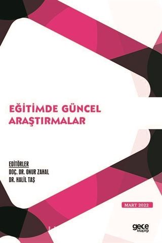 Eğitimde Güncel Araştırmalar Mart 2022