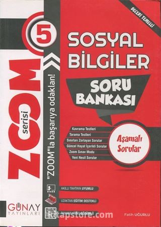 Zoom Serisi - 5. Sınıf Sosyal Bilgiler Soru Bankası