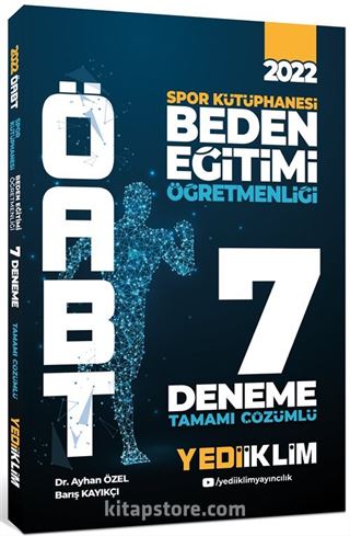 2022 ÖABT Beden Eğitimi Öğretmenliği Spor Kütüphanesi Tamamı Çözümlü 7 Deneme