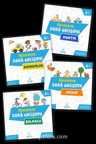 Aktivitelerle Zeka Gelişimi Serisi (4 Kitap)