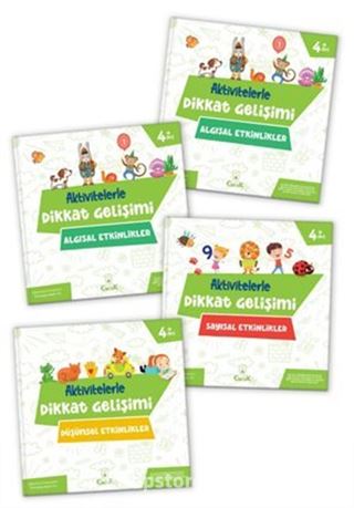 Aktivitelerle Dikkat Gelişimi Serisi (4 Kitap)