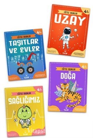 Eğitici Oyunlar Serisi (4 Kitap)