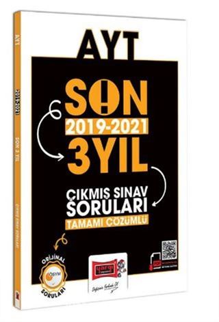 AYT Son 3 Yıl (2019-2021) Tamamı Çözümlü Çıkmış Sorular