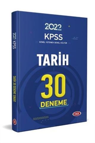 KPSS Tarih 30 Deneme Sınavı