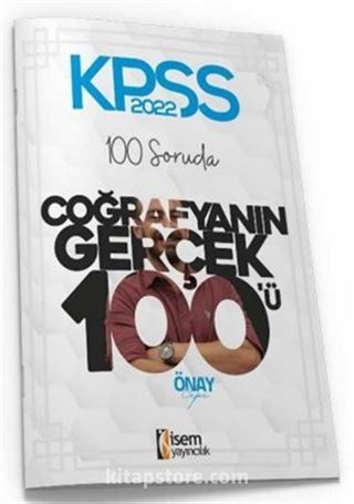 2022 KPSS Lisans 100 Soruda Coğrafyanın Gerçek 100'ü Deneme