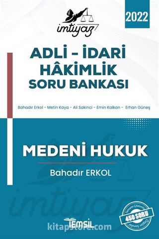 İmtiyaz Adli - İdari Hakimlik Soru Bankası - Medeni Hukuk