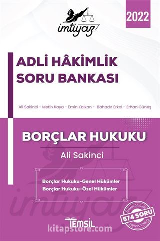 İmtiyaz Adli Hakimlik Soru Bankası Borçlar Hukuku Genel Hükümler-Özel Hükümler