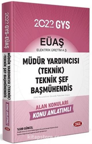 Elektrik Üretim Aş (Eüaş) GYS Müdür Yardımcısı (Teknik) - Teknik Şef - Başmühendis Alan Konuları Konu Anlatımlı