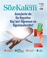 Söz ve Kalem Dergisi Sayı: 105 - Haziran 2022