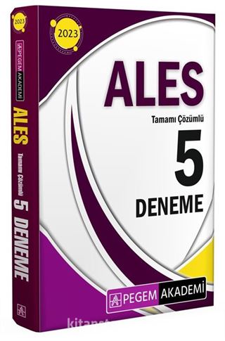 2023 Ales Tamamı Çözümlü 5 Deneme