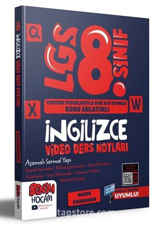 2023 LGS 8.Sınıf İngilizce Video Ders Notları (Konu Anlatımı)