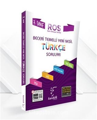 7. Sınıf Beceri Temelli Yeni Nesil ROS Türkçe Soruları