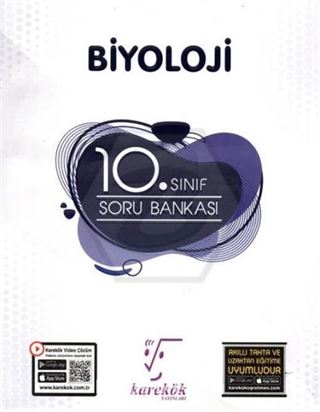 10. Sınıf Biyoloji Soru Bankası (Video Çözümlü)