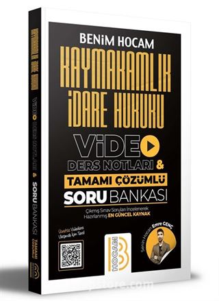 Kaymakamlık İdare Hukuku Video Ders Notları ve Tamamı Çözümlü Soru Bankası