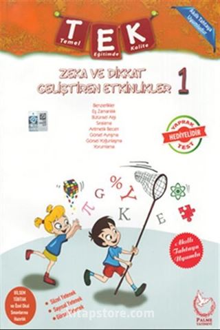 1. Sınıf Tek Zeka ve Dikkat Geliştirici Etkinlikler