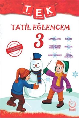 3. Sınıf Tek Tatil Eğlencem Seti