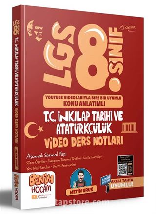 2023 LGS 8.Sınıf T.C. İnkılap Tarihi ve Atatürkçülük Video Ders Notları (Konu Anlatımı)