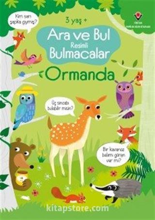 Ara ve Bul Resimli Bulmacalar - Ormanda