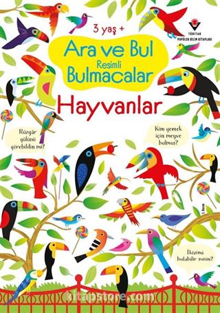 Ara ve Bul Resimli Bulmacalar - Hayvanlar