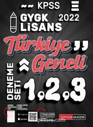 2022 KPSS Genel Yetenek Genel Kültür Türkiye Geneli 3 Deneme (1-2-3)