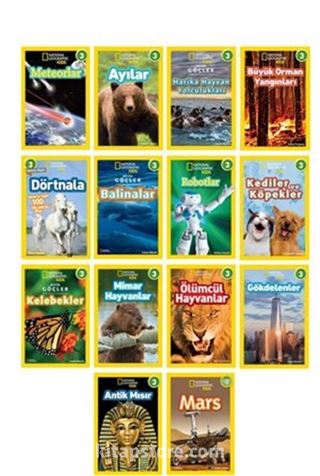 National Geographic Kids Seviye 3 Seti 14 Kitap