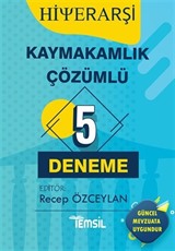 Hiyerarşi Kaymakamlık Tamamı Çözümlü 5 Deneme